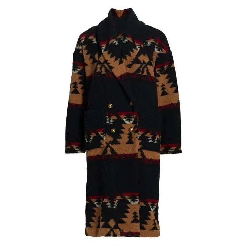 Yellowstone S05 Beth Dutton Black Printed Coat | Kelly Reilly Vintage Jacket Yellowstone S05 Beth Dutton Black Printed Coat | Kelly Reilly Vintage Jacket