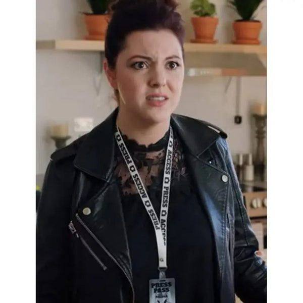 Lexi Giovagnoli Snapshot of Love Black Leather Jacket