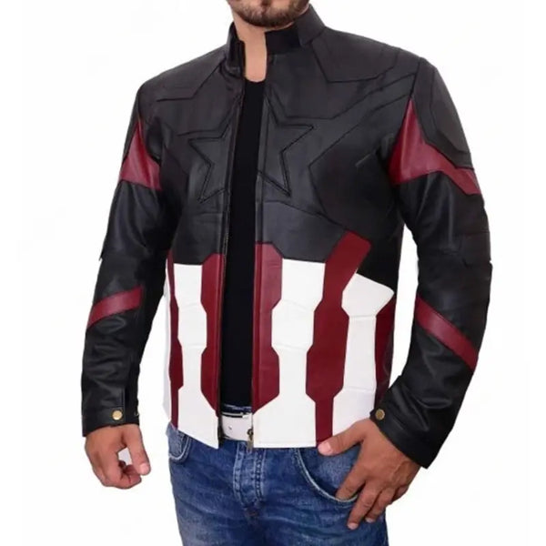 Captain America Avengers Infinity War Leather Jacket