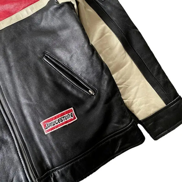ジャケット・アウター 00s ferrari leather racing jacket XL New FERRARI LEATHER RACING JACKET Black | eBay