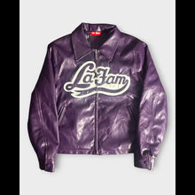 La Fam Retro Black Leather Jacket