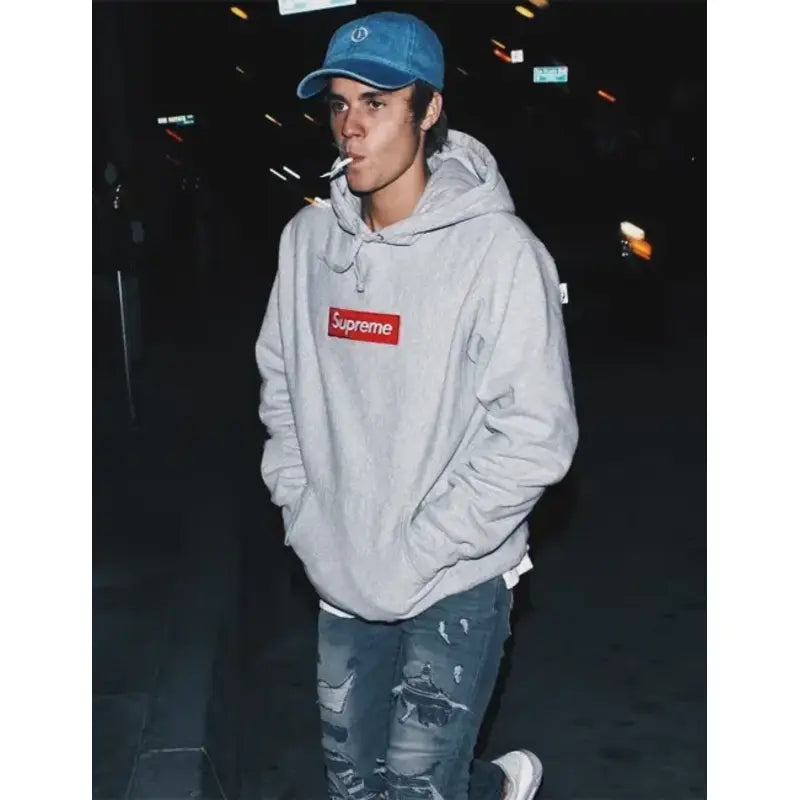 Justin bieber grey hoodie shop