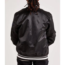 Memphis Grizzlies 2001 Black Varsity Full-Snap Satin Jacket