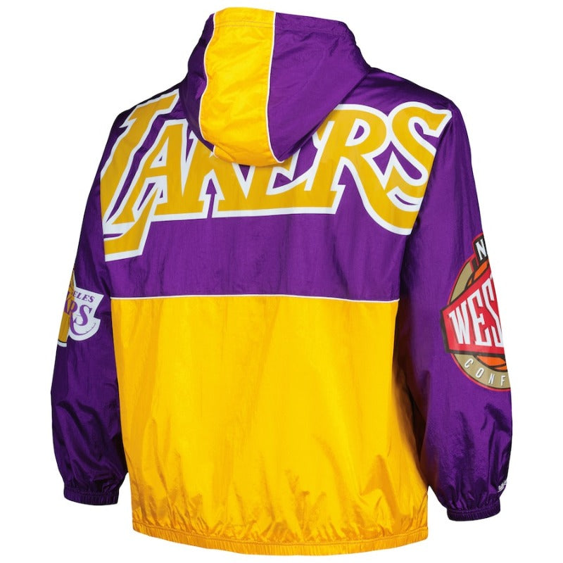 Wジェッカー W-JECCAR 1989 ウイング 2枚セット Los Angeles Lakers Mitchell Half-Zip Windbreaker Jacket – Vintage