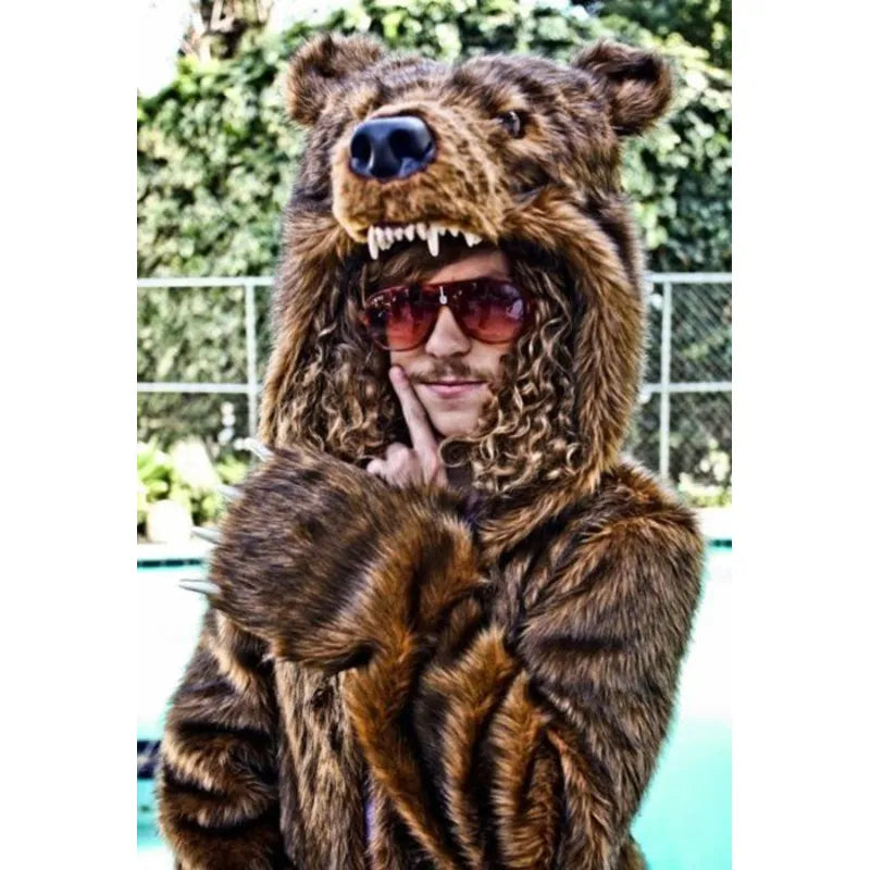 Grizzly Bear Costume Brown Bear Blake Bear Coat Bear Sweater