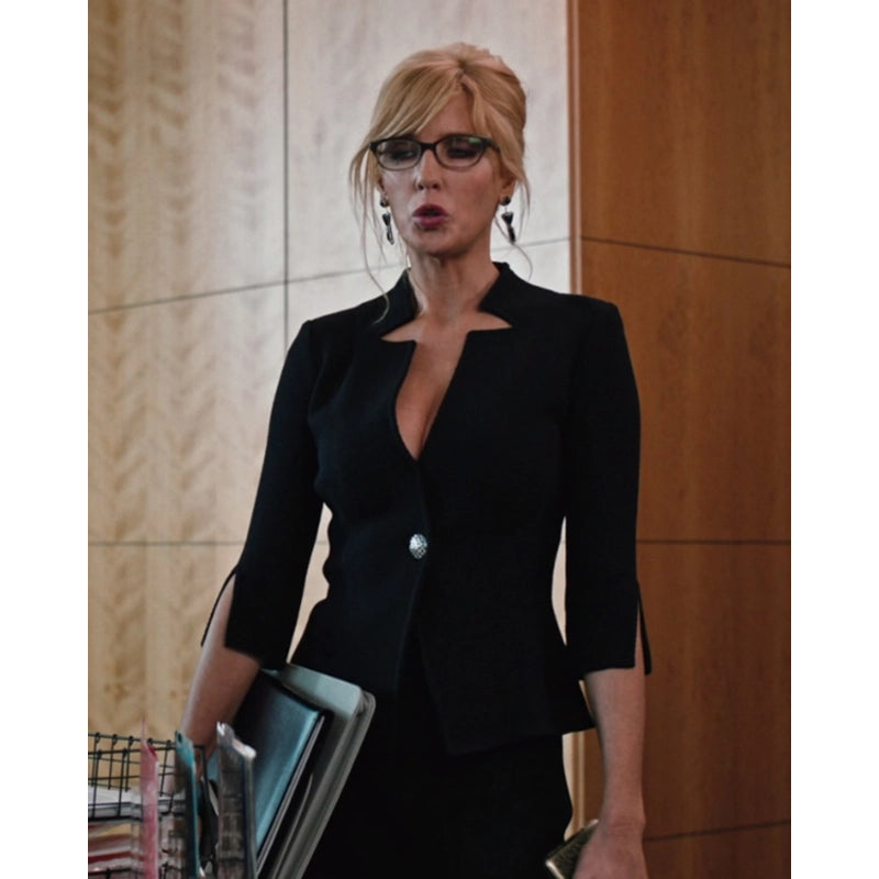 Yellowstone S04 Beth Dutton Black Wool Notch Neck Jacket | Kelly Reilly Vintage Jacket Yellowstone S04 Beth Dutton Black Wool Notch Neck Jacket | Kelly Reilly Vintage Jacket