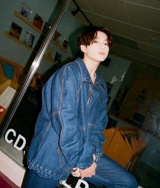 Bts v sale jean jacket