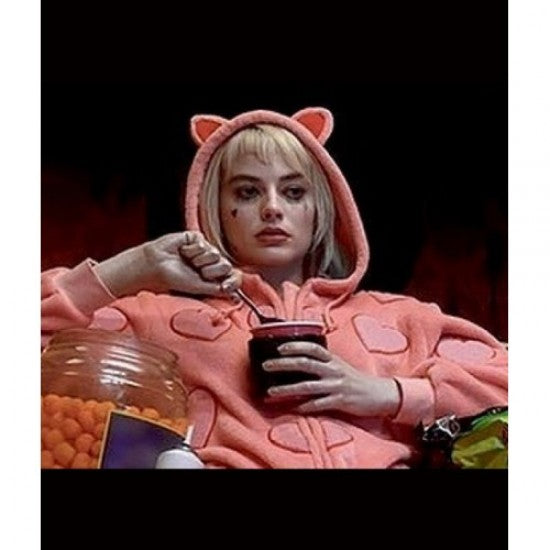 Harley Quinn Birds Of Prey Pink Nightwear Jumpsuit  