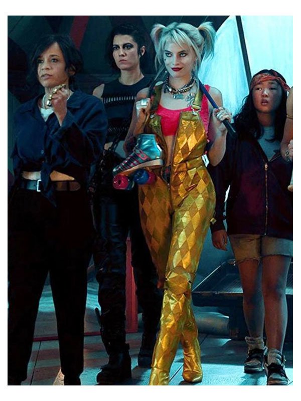 Harley Quinn Birds of Prey Golden Romper