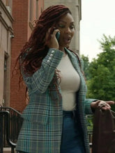 Harlem S02 Meagan Good Plaid Blazer