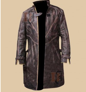 Aiden Pearce Watch Dog Distressed Leather Jacket