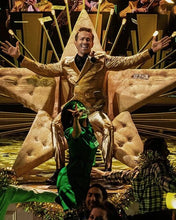 Ryan Reynolds Spirited Gold Suit