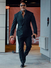 Dwayne Johnson XFL 2023 Pinstripe Suit