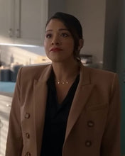 Not Dead Yet 2023 Gina Rodriguez Brown Blazer