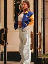 Hailey Bieber Benetton Formula 1 Bomber Jacket
