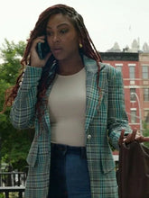 Harlem S02 Meagan Good Plaid Blazer