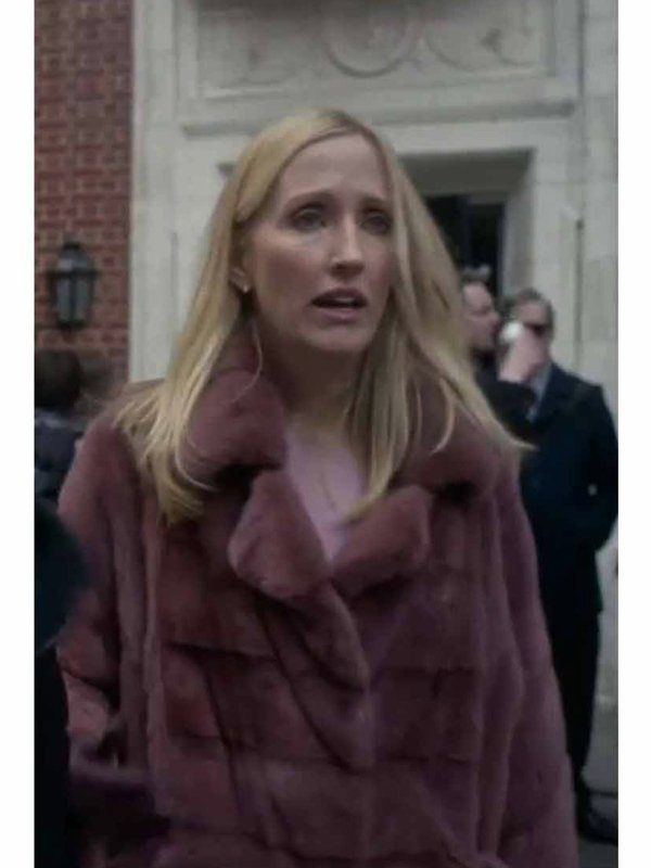 Janel Moloney The Undoing Shearling Coat