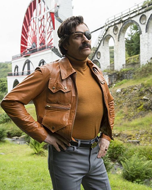 Julian Barratt Mindhorn Leather Jacket| 39% Off - Vintage Jackets