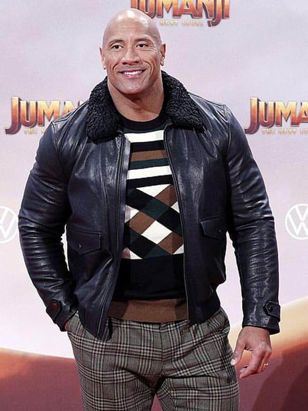 Jumanji The Next Level Premiere Dwayne Johnson Jacket