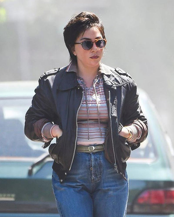 House of Gucci Patrizia Reggiani Leather Jacket