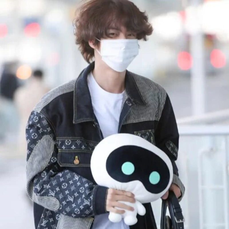 Jin Denim Workwear Jacket | Bts Jin Workwear Lv Denim Jacket