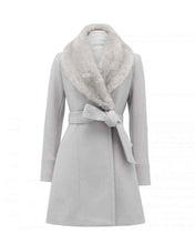 Nancy Drew Bess Wrap Fur Collar Coat