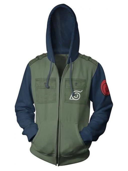 Naruto Kakashi Hatake Military Hoodie