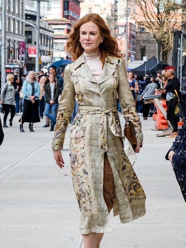 Nicole Kidman The Undoing Floral Coat