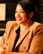 Not Dead Yet 2023 Gina Rodriguez Brown Blazer
