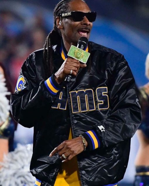 Snoop Dogg Varsity Jacket - Dr Dre Snoop Dogg Black Jacket