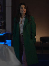 Sex/Life Season 2 Sarah Shahi Green Coat