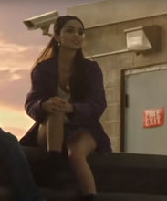 Shazam 2 Rachel Zegler Purple Jacket