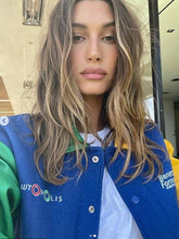 Hailey Bieber Benetton Formula 1 Bomber Jacket