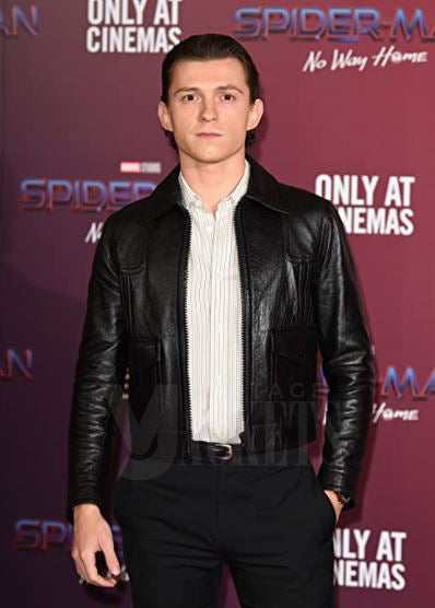 Ritaglio Di Cartone Mini Formato Tom Holland (Giacca Marrone) - Sagoma Celebrità 60cm, Regalo Per Fan - 2
