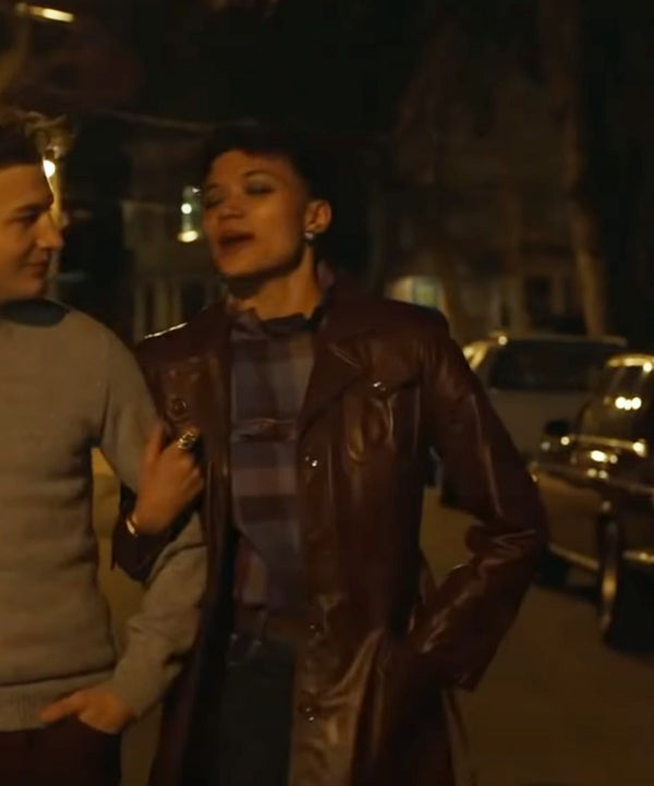 The Tender Bar Sidney Leather Coat