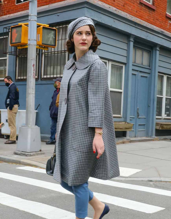 The Marvelous Mrs. Maisel S04 Rachel Brosnahan Grey Coat