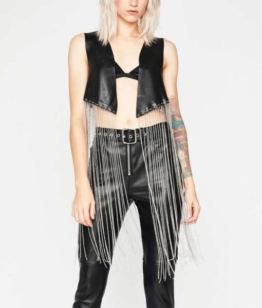 Riverdale S05 Toni Topaz Fringe Vest