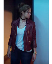 Elisa Who Killed Sara Maroon Jacket