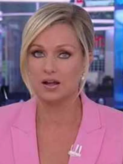 America Reports 2021 Sandra Smith Pink Blazer