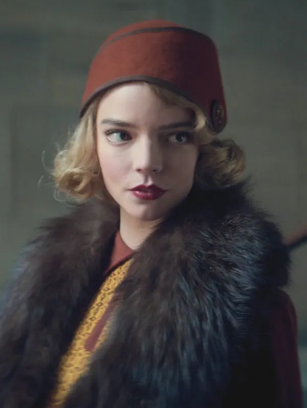Anya Tay­lor-Joy Peaky Blind­ers Sea­son 5 Fur Collar Coat