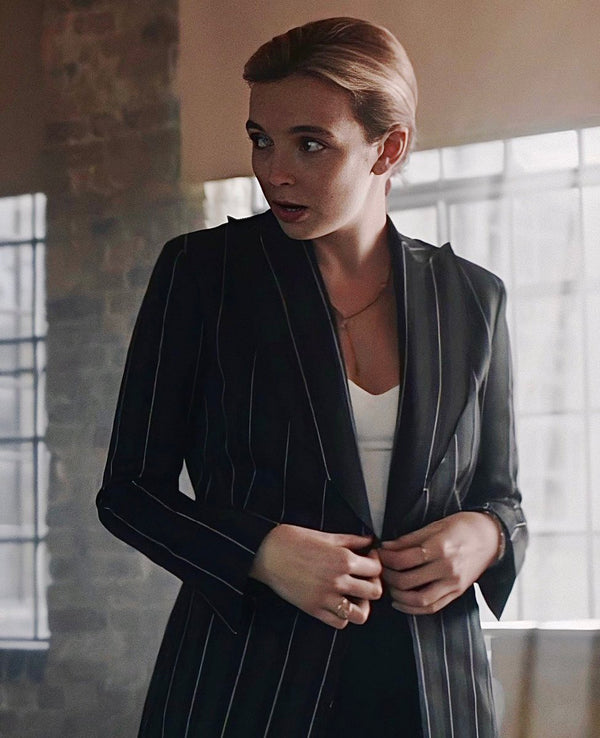 Killing Eve Villanelle Cotton Black Blazer