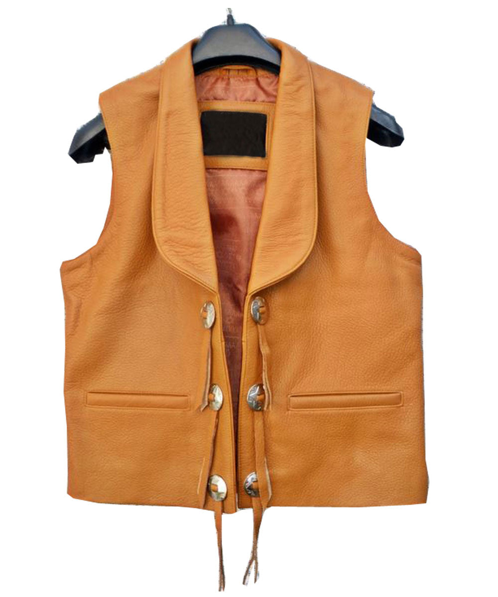 Lieve Van Gorp✨美品 99AW本革アートピースパイソンレッグカバー lorne-greene-bonanza-vest.jpg?