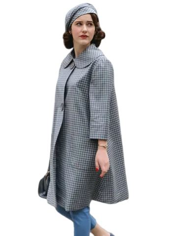 Maisel Miriam The Marvelous Mrs. Grey Checked Coat