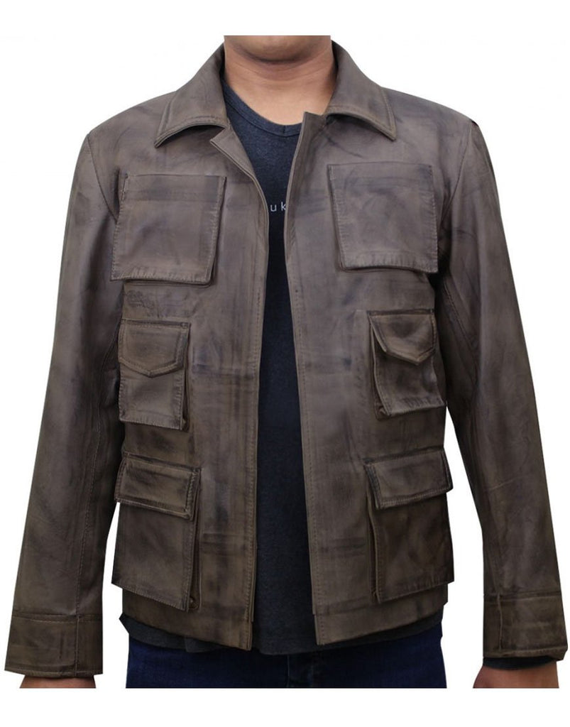 Titans Jason Todd Leather Jacket with Brown Hoodie