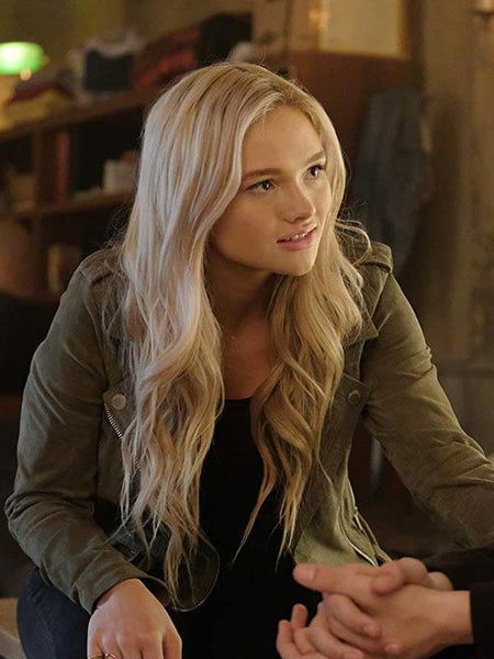 Natalie Alyn Lind The Gifted Leather Biker Jacket Lauren Strucker