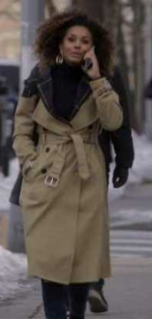 Power Book Ii Ghost S02 Caridad Milgram Brown Coat