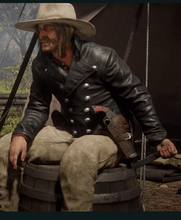 Red Dead Redemption 2 Micah Bell Tail Black Leather Coat