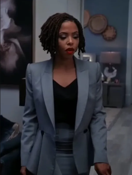 Sistas Season 3 Andrea Barnes Grey Blazer