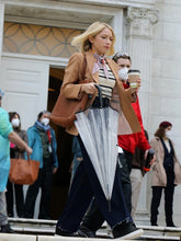 Tavi Gevinson Gossip Girl 2021 Brown Cotton Blazer 