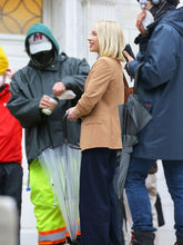 Tavi Gevinson Gossip Girl 2021 Brown Cotton Blazer 